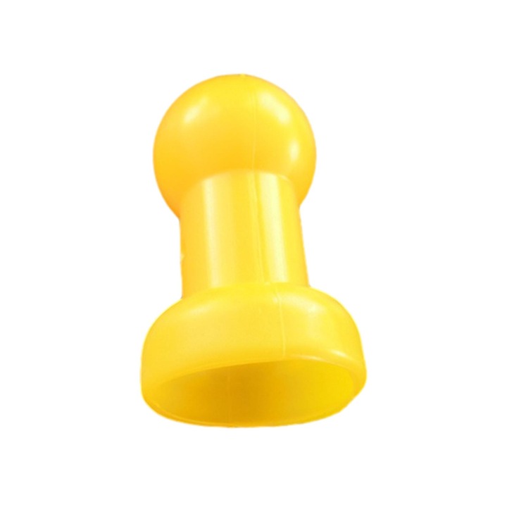 Покривало за стълбовете на предпазната мрежа за батут, пластмасово, жълто