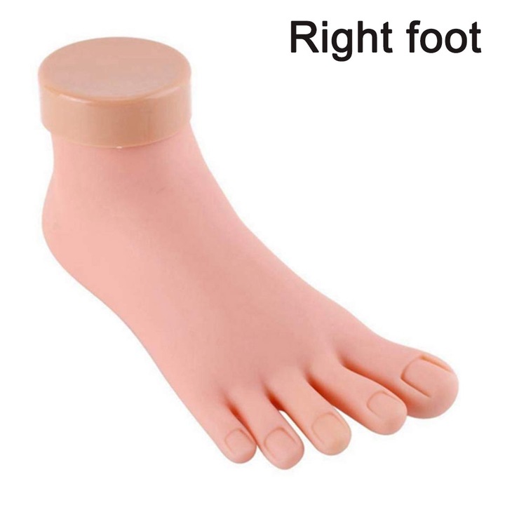 Пластмасов манекен, модел с прав крак, цвят кожа, PVC