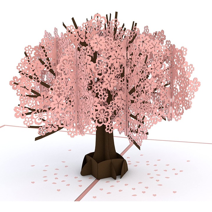 Felicitare 3D Pop Up, Fara Text, Frunze Artar, Ocazii Multiple