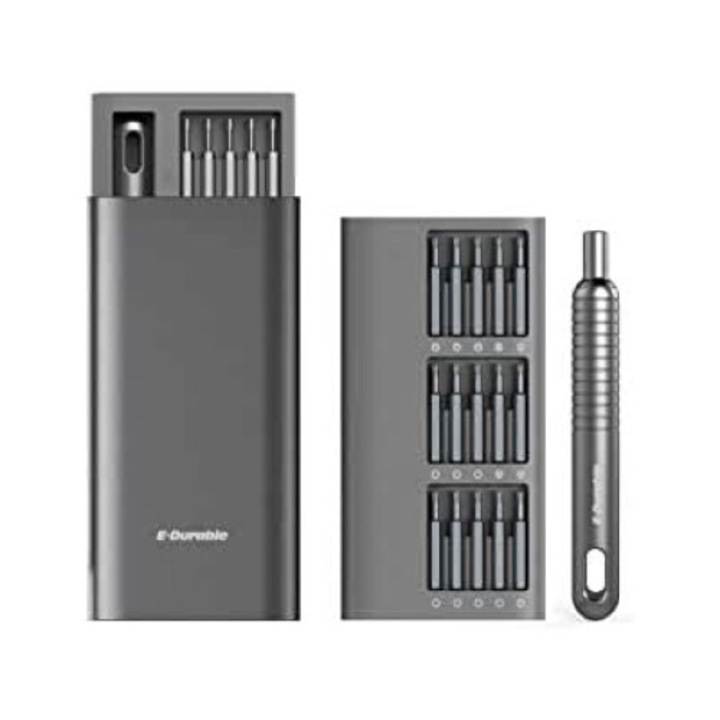 31 az 1-ben precíziós csavarhúzó készlet, telefon, óra, fényképezőgép javítás, ezüst