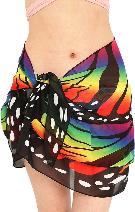 Női Rövid Sifon Sarong, Jormftte, 140x48 cm, Többszínű