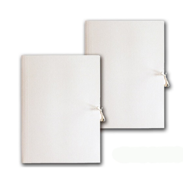 Set de 50 dosare cartonate, Emerson, A4, cu 3 clape interioare, alb