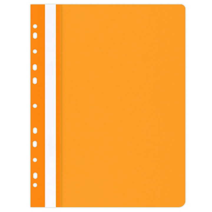 Set 25 dosare, A4, Polipropilena, portocaliu, 225x305mm