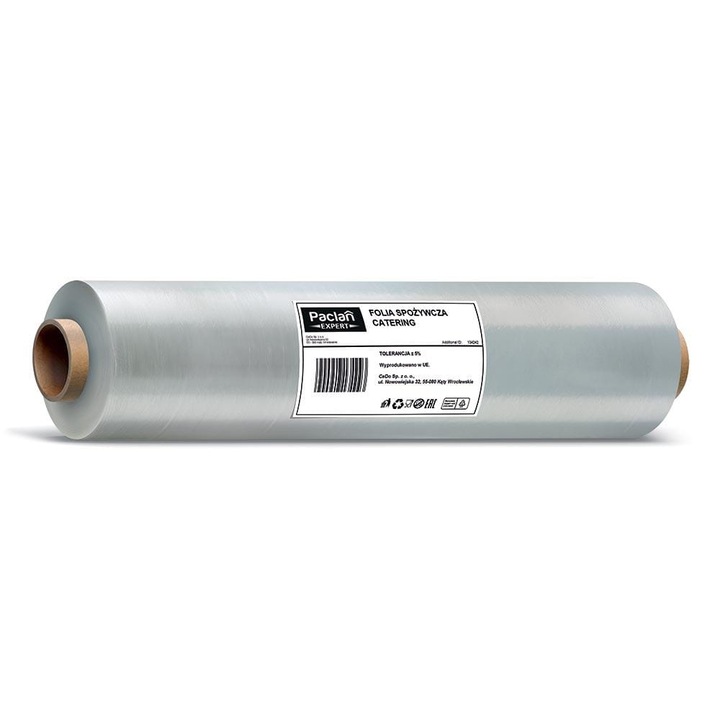 Хранително фолио Paclan, 150 м/29 см, прозрачно, идеално за домакинска и гастрономическа употреба