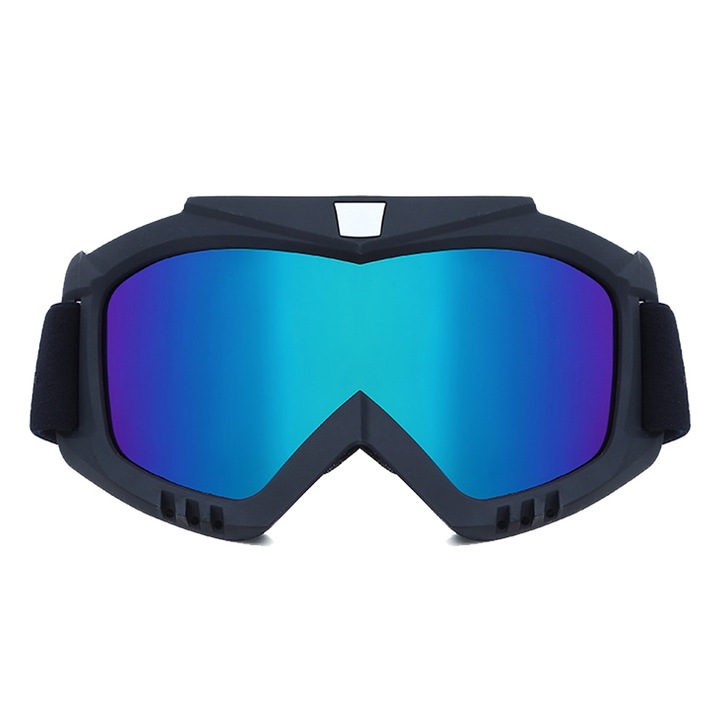 Каска за мотор, дълготрайна, офроуд очила, цветни лещи, регулируеми, удобни