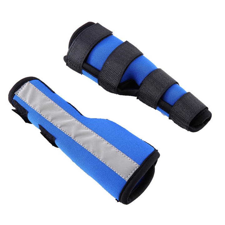 Orteza pentru articulatie picior caine, suport din neopren, albastru, HJ12, 2 bucati