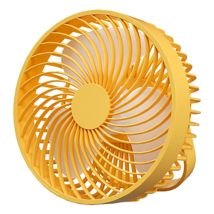 Къмпинг вентилатор със светлина, преносим вентилатор, 2 в 1, за палатка, USB, малък, за бюро или маса