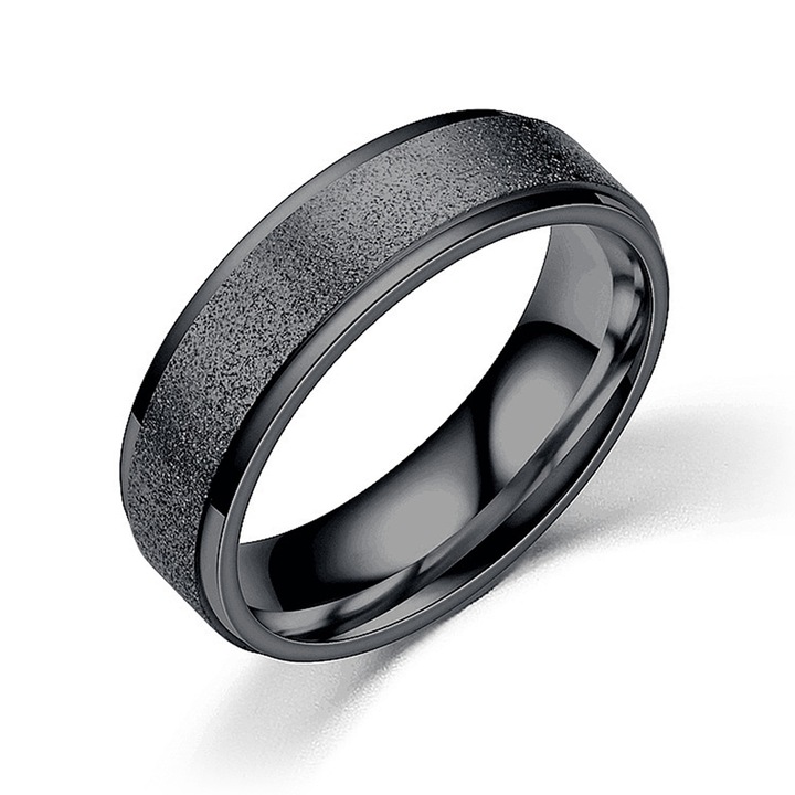 Verigheta unisex din titan, negru, circumferinta 62.80mm