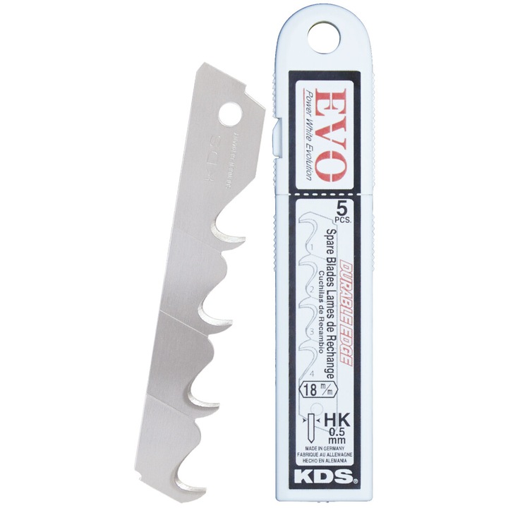 Lame cu carlig KDS HK-5 EVO, 105x0,5x18mm, set 5 bucati