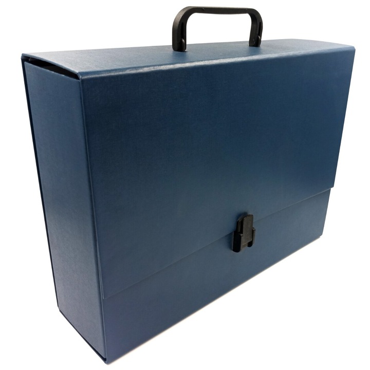 Teczka cu maner Delfin MAXI, A4, granat, 10cm