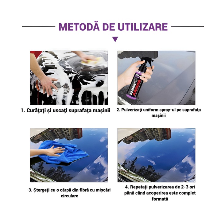 Autókerámia viasz, eSimplu®, gyors hatás, polírozás, védelem, fényesség, 100 ml