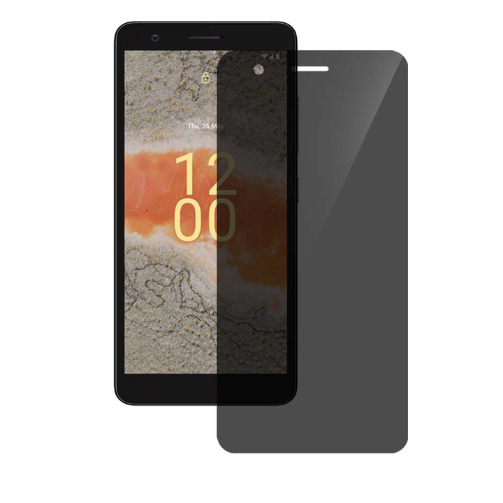 SILKASE adatvédő fólia Nokia C02-hez, képernyővédő, szilikon