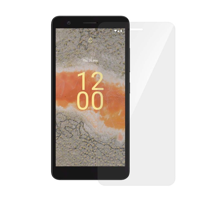 SILKASE fólia Nokia C02-hez, képernyővédő, megújuló szilikon