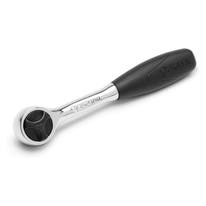 Antrenor cu clichet reversibil Sata, 1/4", 60 dinti, 141mm