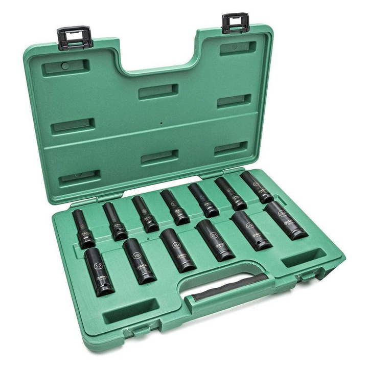 Set chei tubulare de impact Sata, 13 piese