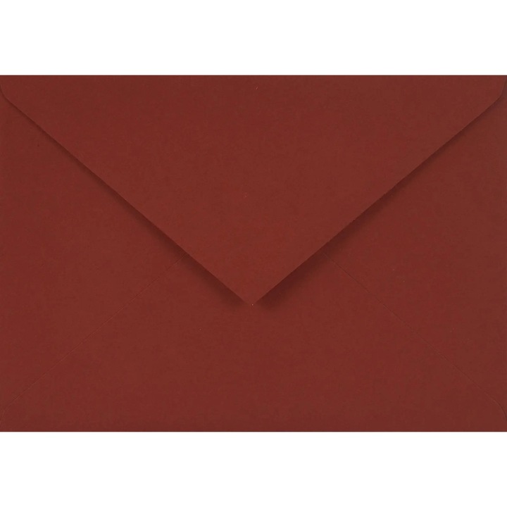 Dekoratív színes boríték készlet, Netuno, Sirio Color, C6, 114x162mm, Nedves zárás, V-típus, 115g/m2, Papír, bordó, 100 db