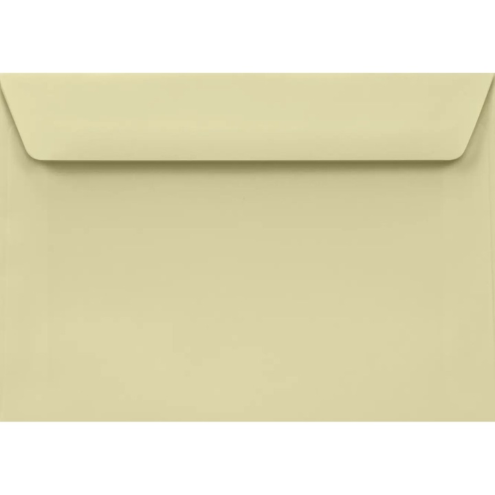 Sima díszboríték készlet, Netuno, Arena, C6, 114x162mm, Nedves ragasztó, 120g/m2, Papír, krém, 100 db