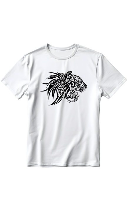 Férfi póló Sagittarius modellmintával, Pamut, Fehér, Fehér