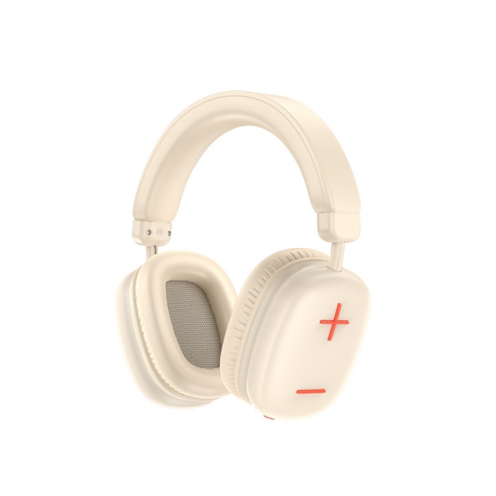 Casti, suport Bluetooth, cablu audio de 3, 5 mm si card TF, sunet surround 360 °, reducere pasiva a zgomotului -25db, redare de muzica 18h, calitate a sunetului HIFI, zero sentiment de confort
