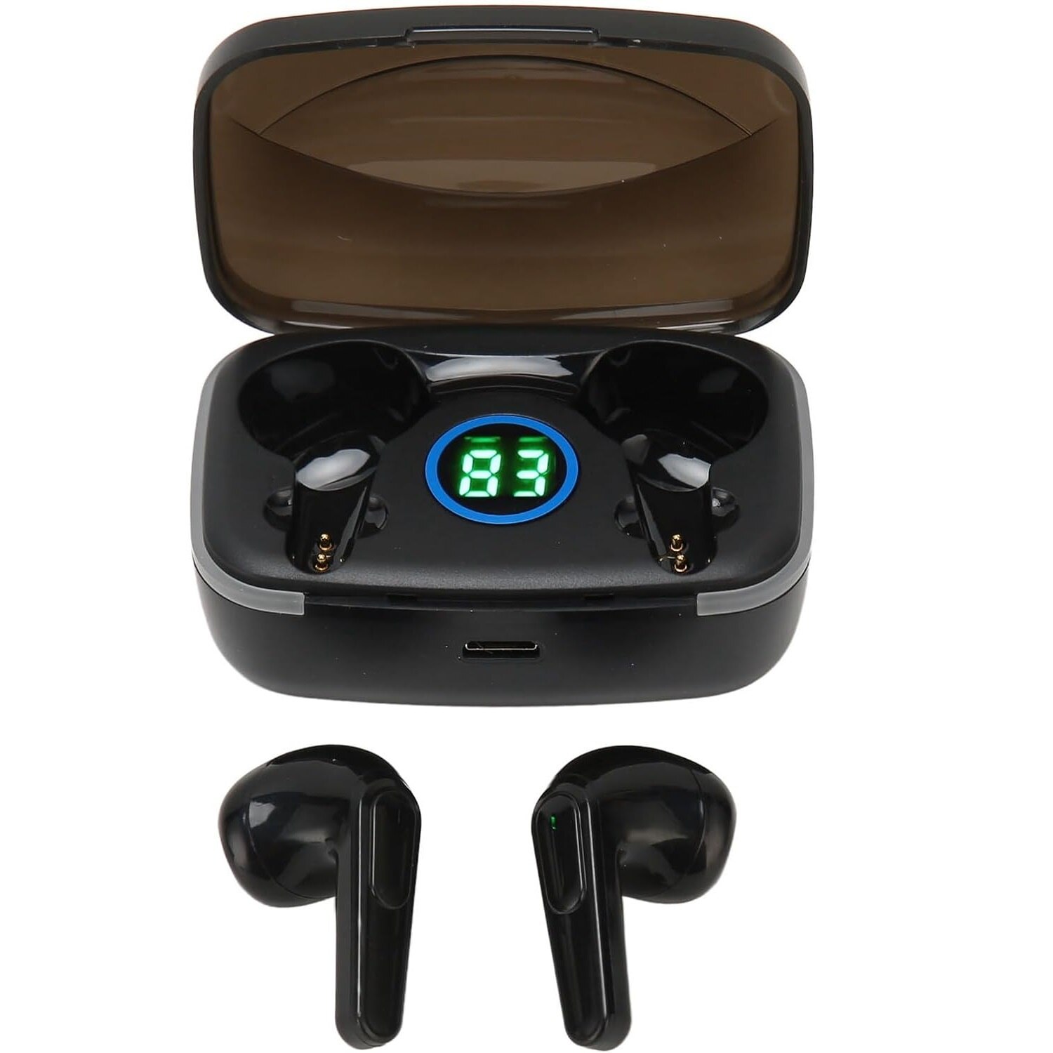 Casti In Ear, True Wireless, Bluetooth 5.3, HIFI Sound, TWS, Touch ...