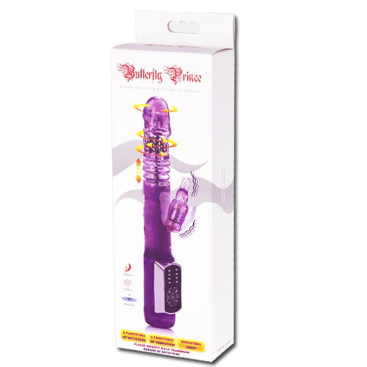 BAILE - Vibrator Super Sex Rabbit stil Iepure Viteza Multipa Si Multirotatie