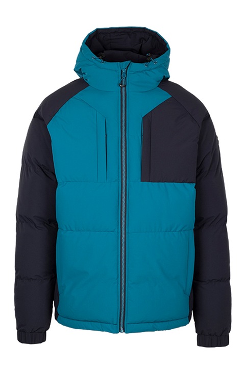 Trespass, Яке Deffords с цип и качулка, Черен/Тюркоаз