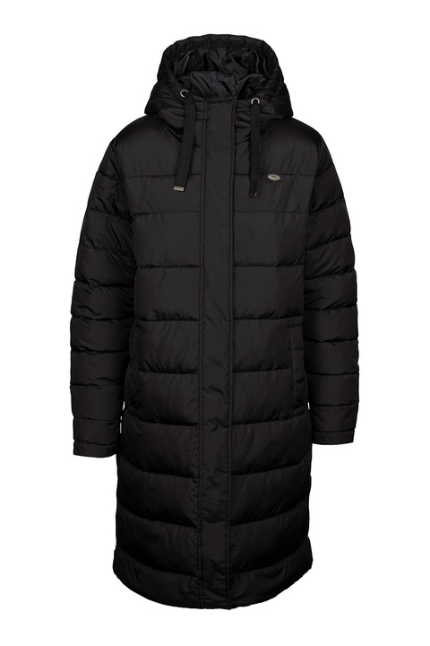 Trespass, Geaca lunga cu aspect matlasat, Negru