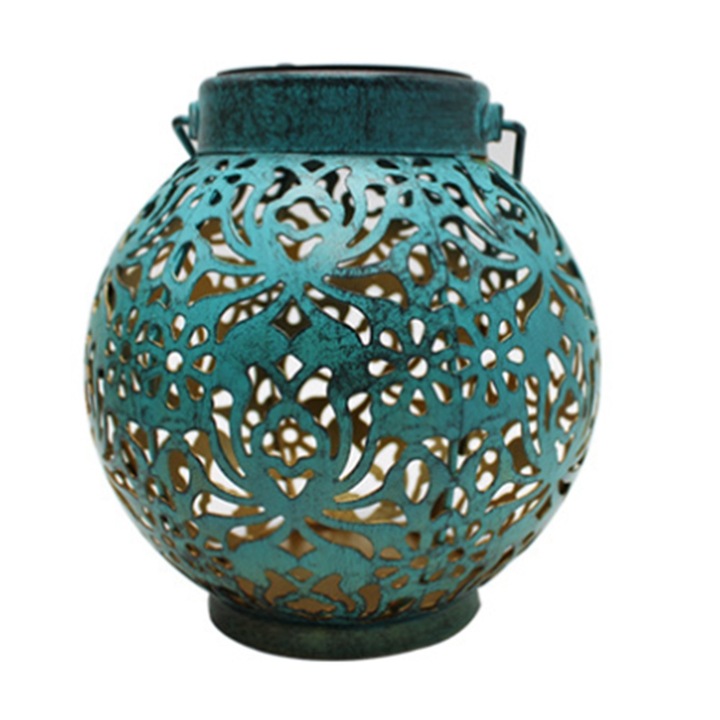 Lumina solara decorativa, QttvbTna, pentru exterior, Metal, 16x14 cm