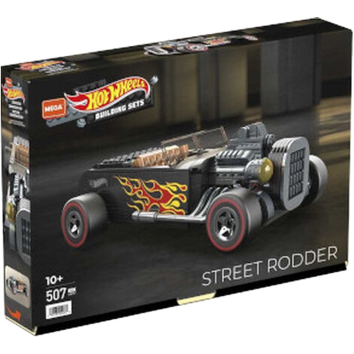Set de constructie Street Rodster Mega Construx, 507 piese, multicolor, 38x26x6.5cm