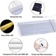 Lumini solare tip ploaie de meteori KkvoGmle, 30cm, 8 tuburi, 144 LED-uri, rezistente la intemperii