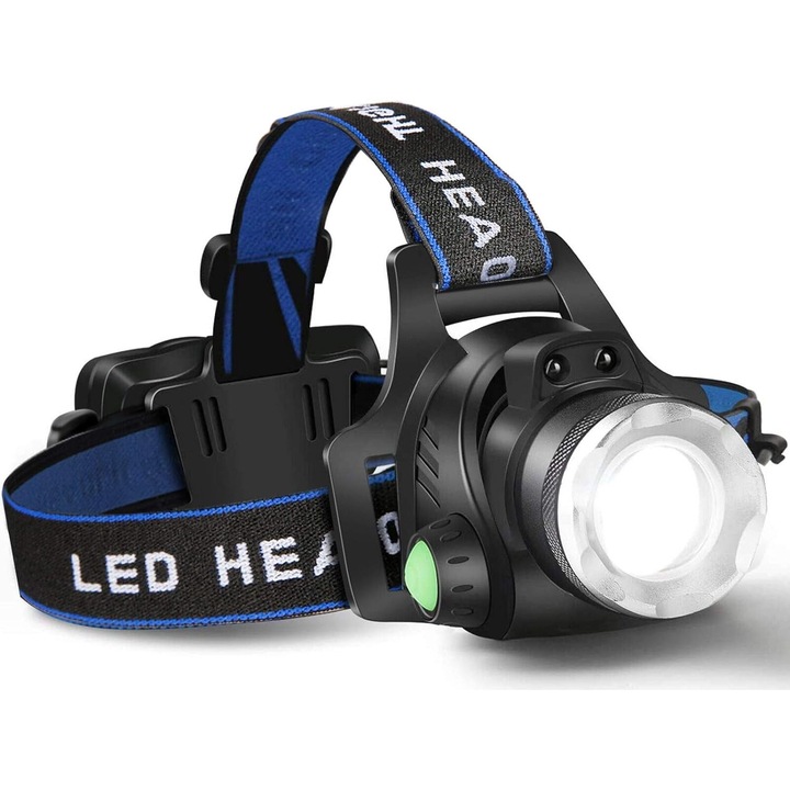Челник Cozevdnt, USB акумулаторен LED, 4 режима, водоустойчивост, регулируема лента