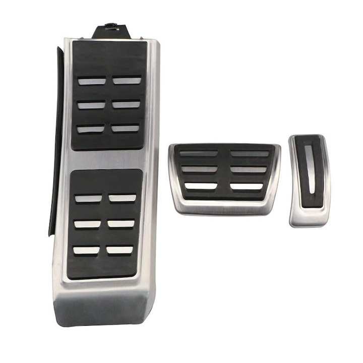 Set ornamente INOX sport pedale automata pentru Audi A4 B8, S4, A5 8T, A6 C7, A7 4G, RS7, Q5, SQ5