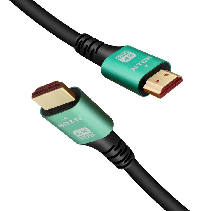 HDMI 2.1 кабел, Q-Elite®, Ultra HD, 48Gbps 8K 60Hz 4K 120Hz, 1.5M, Съвместим с PS5 Xbox Series XS конзола, OLED TV, DTS: X, HDCP 2.2 & 2.3, HDR 10 4:4:4:4 , eARC