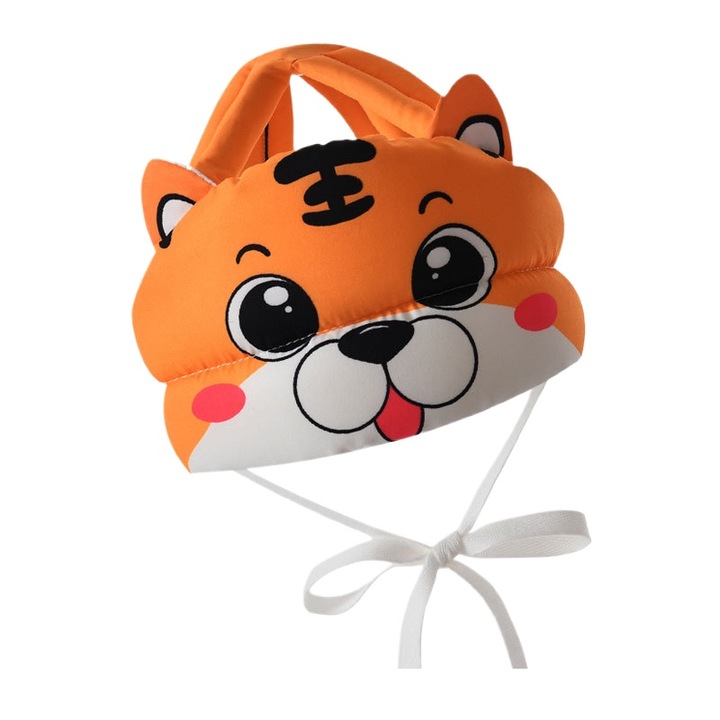 Casca de Protectie pentru Bebelusi si Copii Serene Sense®, folosit pentru protectia capului in timpul caderilor, mentinerea calda, burete, circumferinta capului potrivit pentru 40-60cm, intre 6 luni si 3 ani, portocaliu