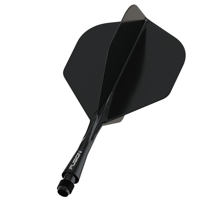 Комплект от 3 стрели Winmau Fusion Black Standard Butterfly, къси