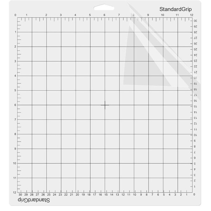 Placa de taiat marcata, dhaikkkd, PVC, 12x12inch, Transparent