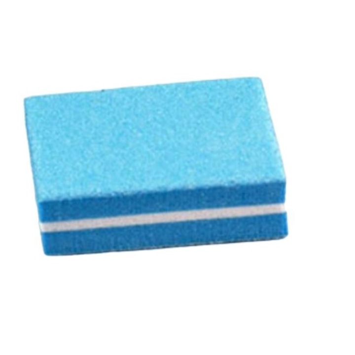 Set 50 buffer baby unghii, 180/100 granulatie, albastru