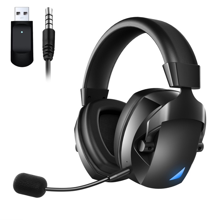 Casti gaming Razer Kraken Kitty V2, USB Type A, Negru