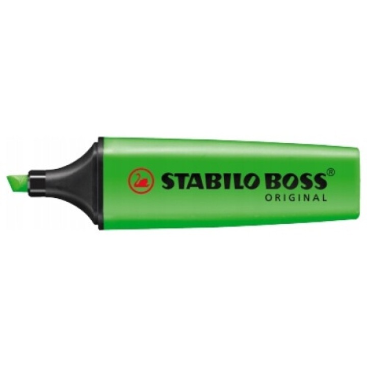 10 db AMOS BOSS ORIGINAL marker készlet, 2 vonalvastagság, zöld