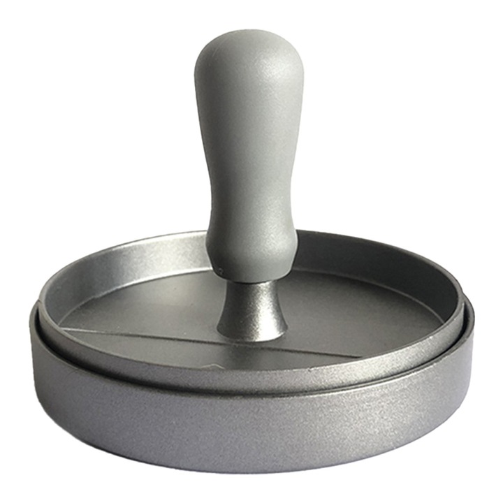 Presa pentru carne burgeri Cozevdnt, maner ergonomic, usor de curatat, metal
