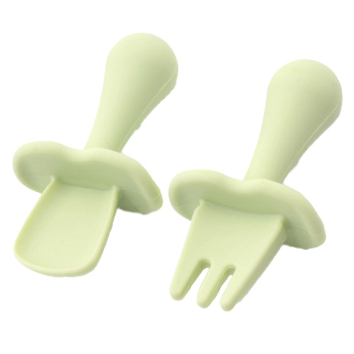 Set tacamuri pentru autodiversificare QttvbTna, protectie anti-inec, silicon, 2 piese