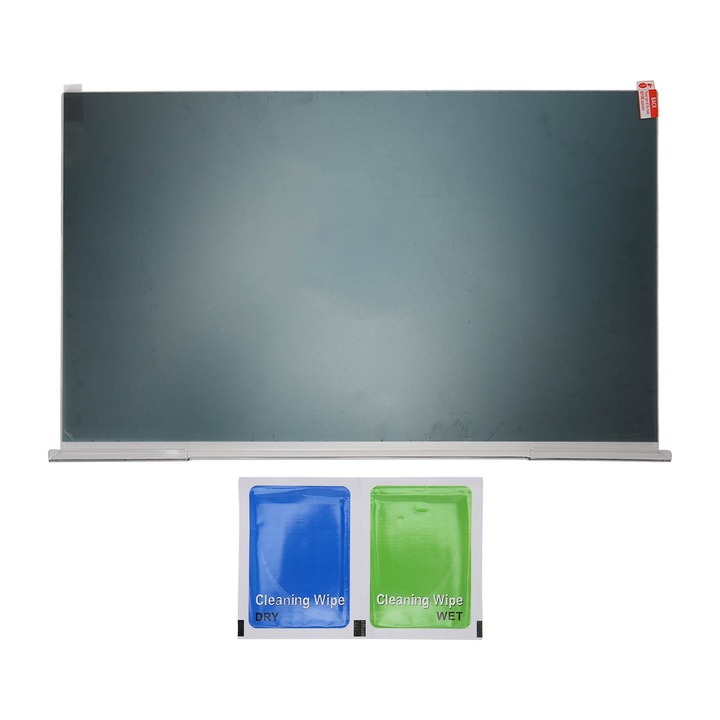 Протектор за екран на лаптоп 21.5in, 491x288mm, филтриране на синя светлина, UV защита, комплект с протектор за екран и кърпичка за почистване