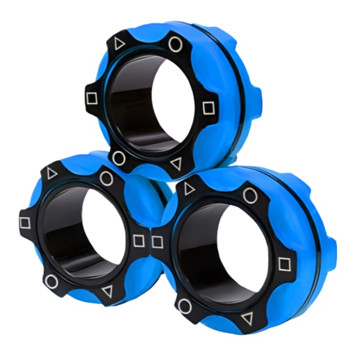 Szett 3 interaktív fidget játék, stresszoldó, 1,3x3,3 cm, műanyag, 14 év felett
