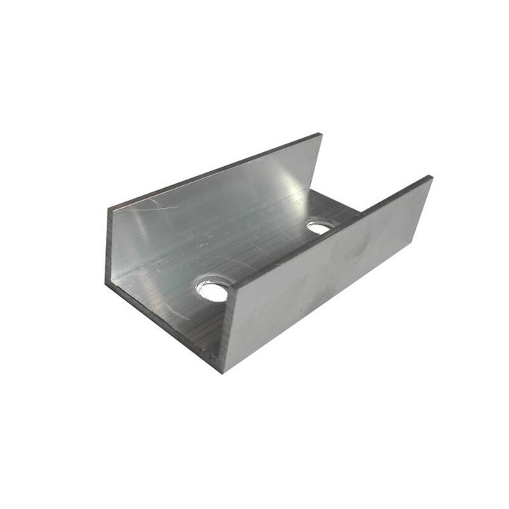 PV profil csatlakozó, MKT, 40x20mm, alumínium, ezüst, 100 mm