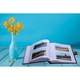 Album foto 10x15, 300 poze, piele ecologica, alb