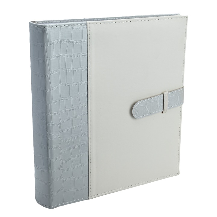 Album foto 10x15, 300 poze, piele ecologica, alb