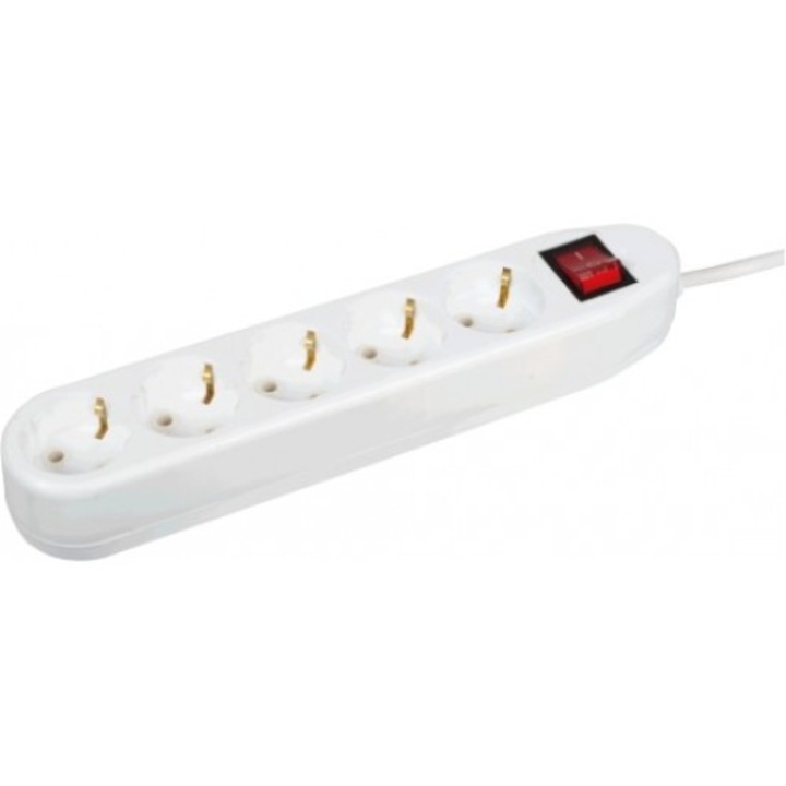 Керамичен удължител с превключвател 7 метра 5 места IPEE