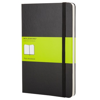 Carnet Moleskine classic, velin, Negru Carnet Moleskine classic, velin, Negru