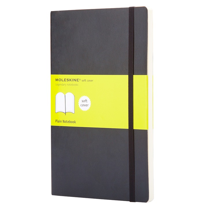 Carnet Moleskine classic, velin, Negru