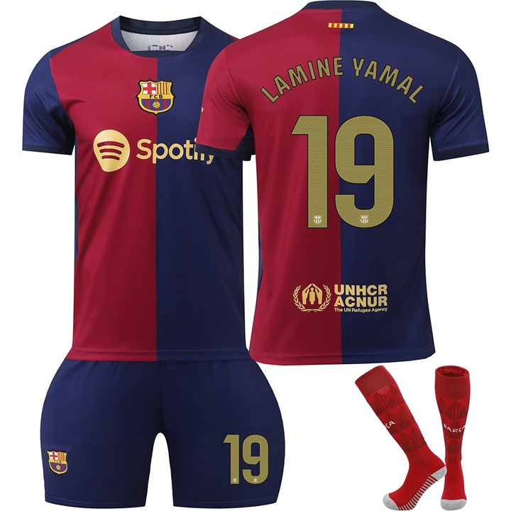 Gyermek sportfelszereles Barcelona Yamal Football polo
